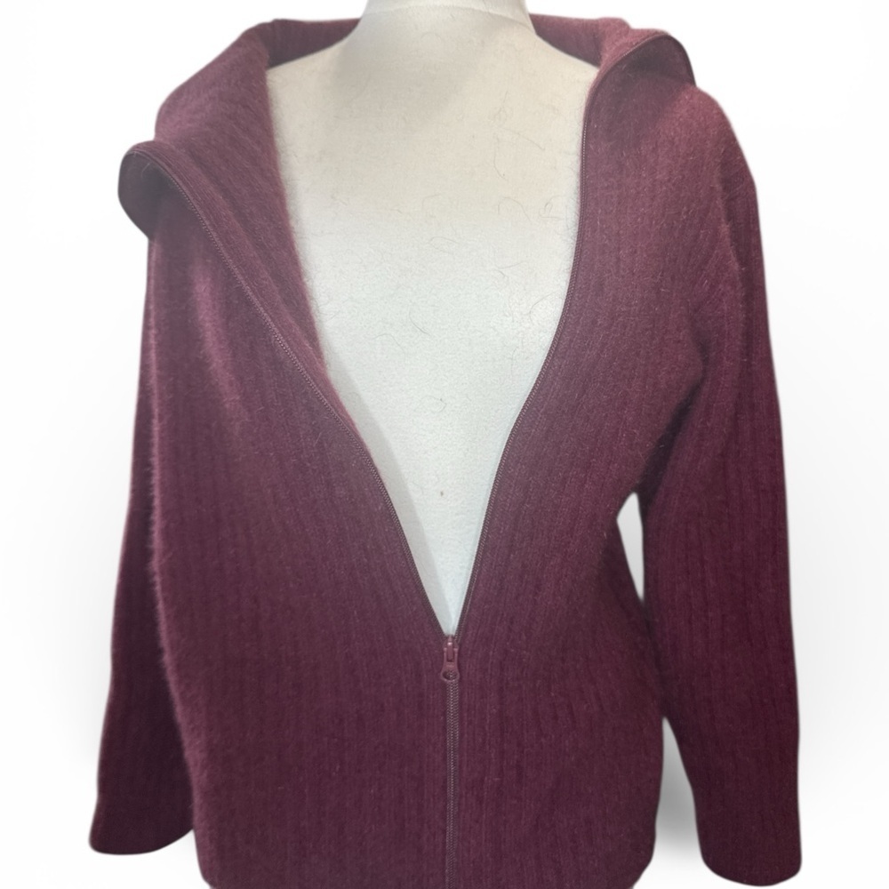 Women's Koru Burgundy Sweater - Picture 4 of 8